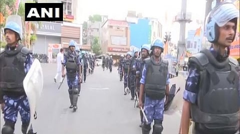 Police deputed at Ranchi
