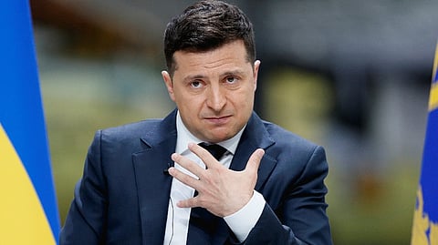 Ukraine's President Volodymyr Zelensky