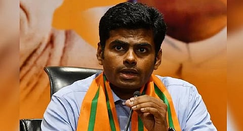 BJP state president K Annamalai