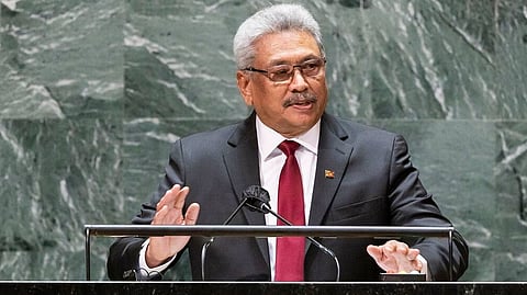 Sri Lanka president Gotabaya Rajapaksa