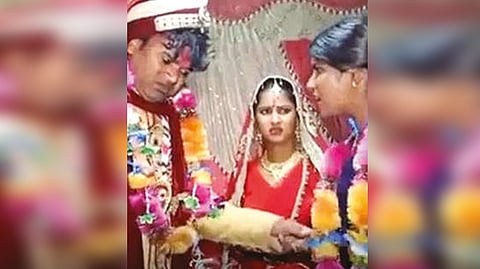Scripted video of drunk groom shared as real incident