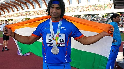Neeraj Chopra scripted history by winning silver at the World Athletics Championships 2022