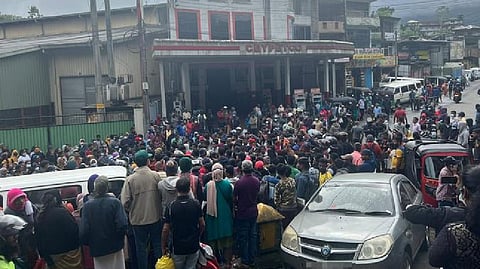 Sri Lanka's economic crisis has caused fuel shortages that sparked long lines at gas stations