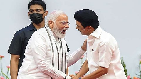 PM Narendra Modi and CM Stalin