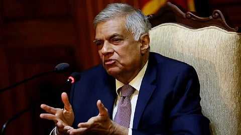 Sri Lankan President Ranil Wickremesinghe