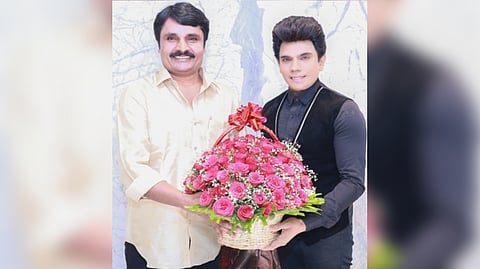 Anbu Chezhiyan with Saravanan