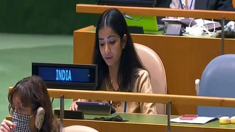 First Secretary, Sneha Dubey at UNSC