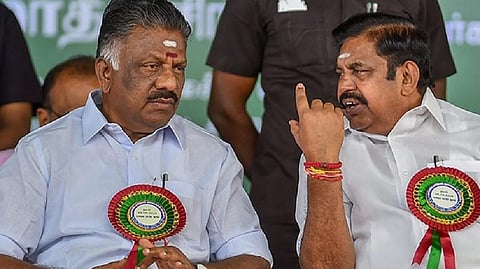 O. Panneerselvam and Edappadi Palaniswami
