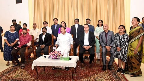 Vice President M Venkaiah Naidu felicitates doctors