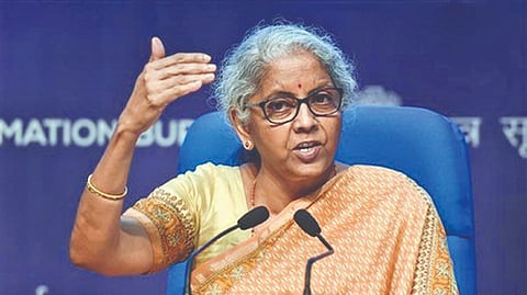 Finance Minister Nirmala Sitharaman