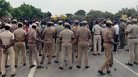 District Collector had issued a statement, asking public to maintain peace and imposed Section 144