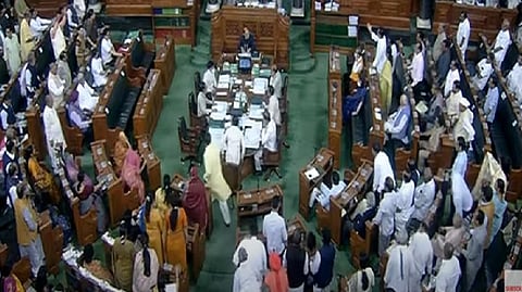 Lok Sabha adjourned till 12 noon