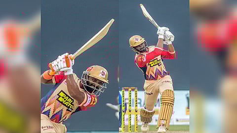 CSG players Sasidev and Harish Kumar