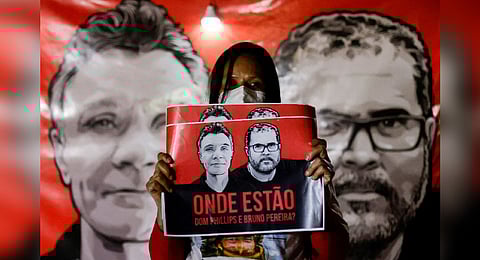 The two men disappeared in early June in a remote area of jungle on the border with Colombia and Peru