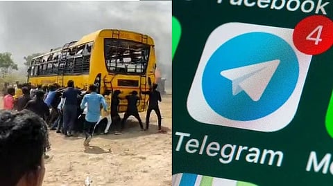 Violent protest demanding justice for the schoolgirl at Kallakurichi