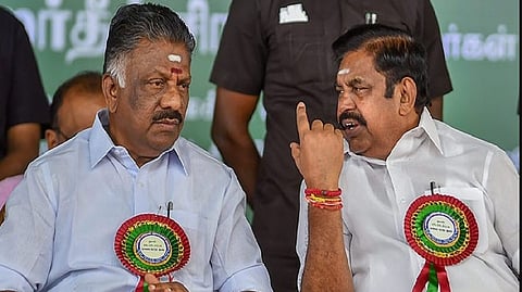O Paneerselvam and Edappadi K Palaniswami