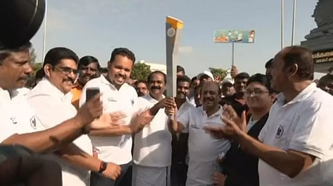 44th Chess Olympiad: Torch relay arrives in Mahabalipuram