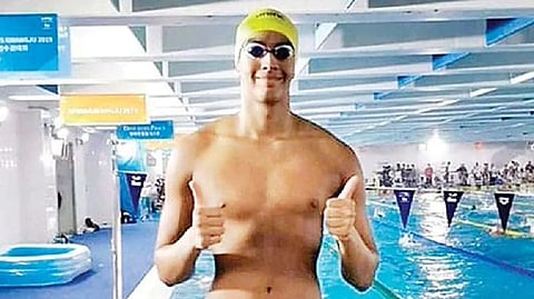 Ace Indian swimmer Srihari Nataraj