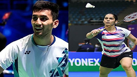 Indian shuttlers Prannoy HS, Saina Nehwal