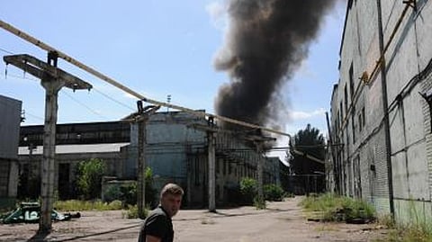 Chaplyne train station attack