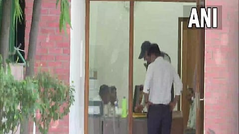 Visual from Manish Sisodia's residence