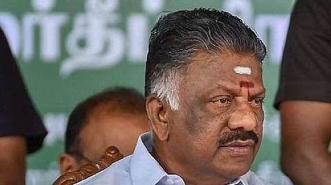 AIADMK leader and former chief minister O Panneerselvam