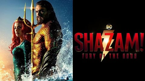 Aquaman 2, Shazam! Fury of the Gods posters