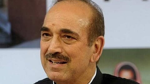 Former Congress leader Ghulam Nabi Azad