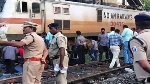 Derailed Podhigai express