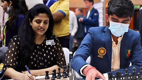 Harika Dronavalli; Gukesh D