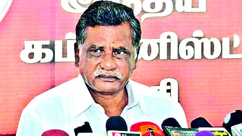 CPI state secretary R Mutharasan