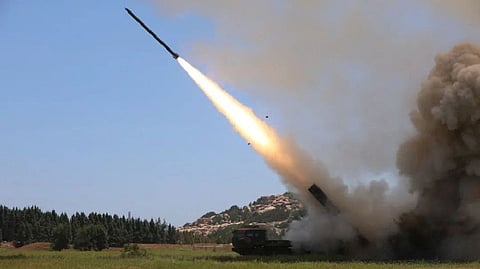 PLA launches missile