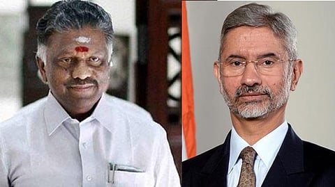 O Paneerselvam; Dr S Jaishankar
