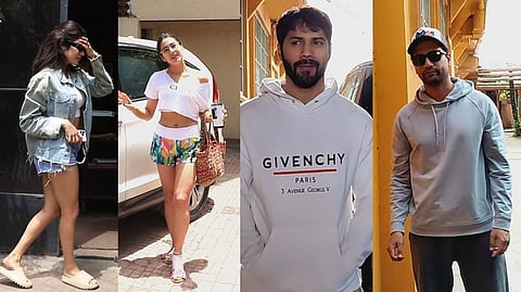 Janhvi Kapoor, Sara Ali Khan, Varun Dhawan, and Vicky Kaushal