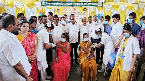 Health Minister Ma Subramanian at 34th mega vaccination drive
