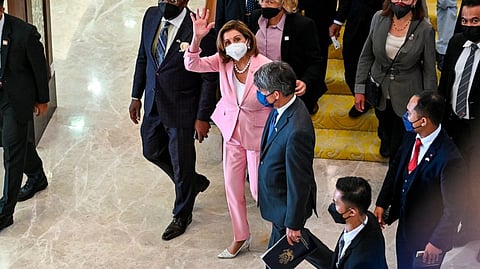 U.S. House Speaker Nancy Pelosi arrived in Taiwan on Tuesday night