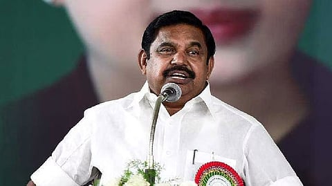 AIADMK's interim general secretary Edappadi K Palaniswami