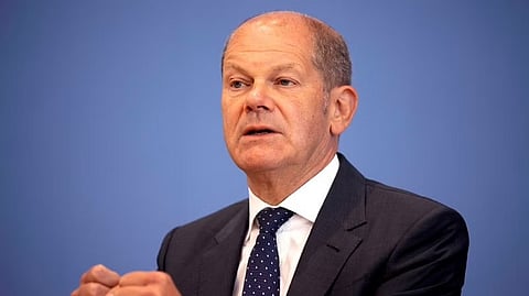 German Chancellor Olaf Scholz