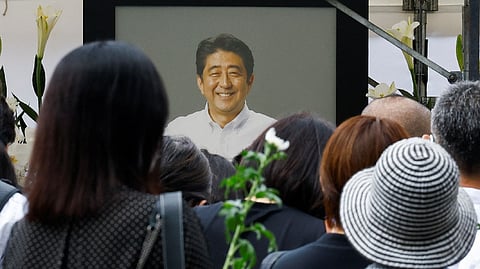 Shinzo Abe honored at funeral in Tokyo temple
