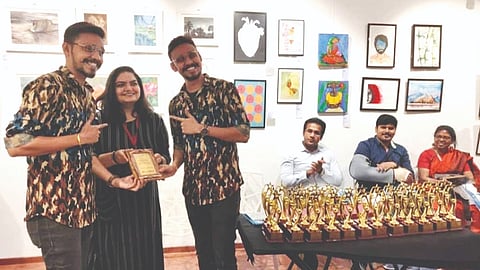 Artists of the Chennai Artpop edition at Art Houz.