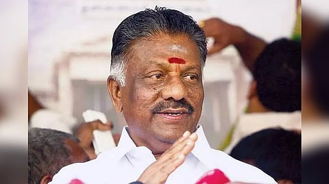 Former chief minister O Panneerselvam