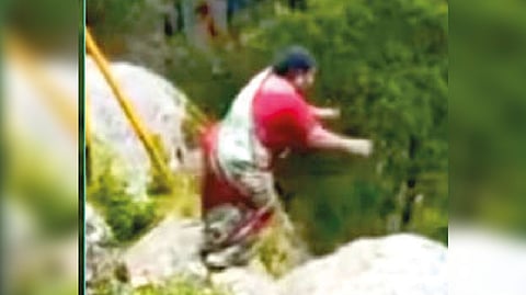 Screengrab from the video