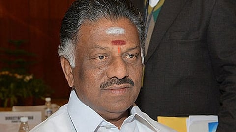 former chief minister O Panneerselvam