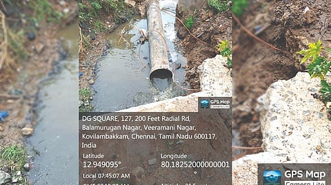 Untreated sewage let into Pallavaram lakes