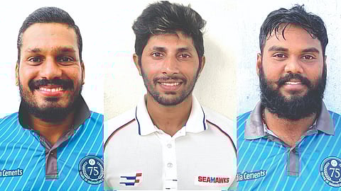 (L) Raja, Sanjay and Kavin