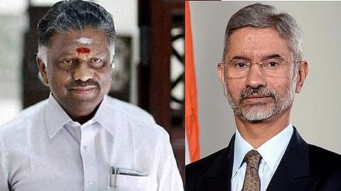 O Paneerselvam; Dr S Jaishankar