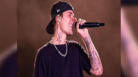 Canadian singer and songwriter Justin Bieber