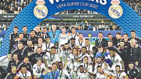 Madrid beats Eintracht Frankfurt 2-0 to win UEFA Super Cup