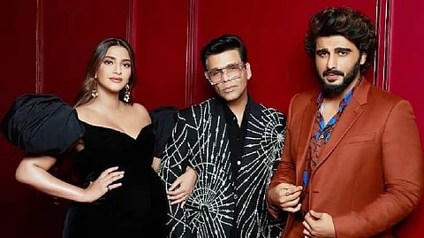 Arjun Kapoor, Sonam Kapoor and Karan Johar
