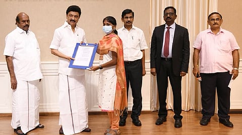 Chief Minister MK Stalin issued appointment orders to TNPSC candidates